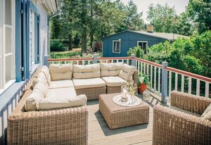 Pommernhaus Forsthaus Rieth am See, Sauna, Kamin, Ruderboot – großer umzäunter Garten