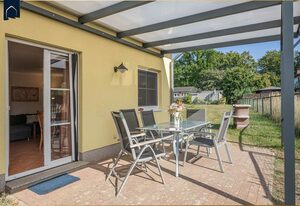 Ferienhaus See Idyll 2 – Gemütliches Ferienhaus in Korswandt mit Garten, 3 km vom Meer entfernt