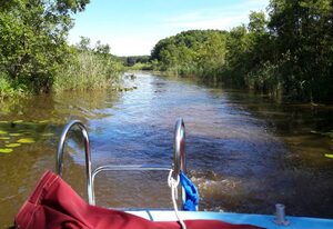 Finnhütte Joeldirekt am See mit Boot (22237) – Finnhütte Jano direkt am See mit Boot, Kamin