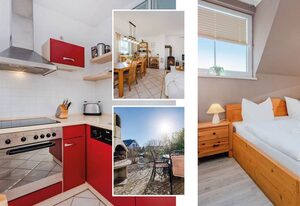 Ferienhaus Golfblick – Modernes Ferienhaus in Korswandt am See mit großem Garten und Kamin