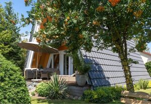 Finnhütte in Freest mit Sauna und umzäunten Grundstück – Finnhütten-Ferienhaus