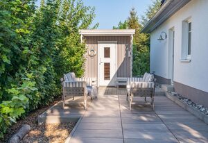 Ferienhaus MEERZEIT, Grill, Terrasse, WLAN