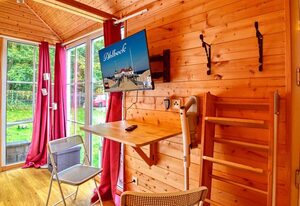 Tiny House Strandwagen mit Terrasse