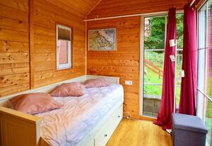 Tiny House Strandwagen mit Terrasse