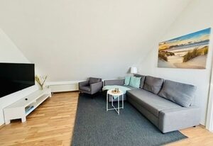 Ostsee Familienwohnung mit 3 Schlafzimmern & Garten