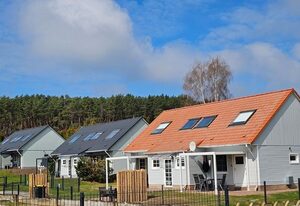 Familien Ferienhaus Usedom Familie Stopp Haus 25 - großer Garten