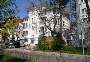 Villa Germania mit Balkon  Fewo Büge Ahlbeck Südseite – Ferienwohnung 8 B Südseite mit Balkon