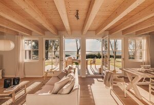 Watermark Usedom - Premium Ferienhaus direkt am Wasser mit eigener Badestelle - Haus Welle