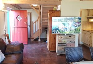 Blaues Strandhaus hinter der Düne - 1. Reihe, 20m zum Strand