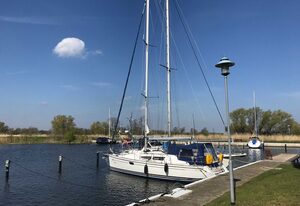 Schöne Ferienwohnung an der Ostsee mit Blick auf Yachthafen – Ferienwohnung in Lagunenstadt