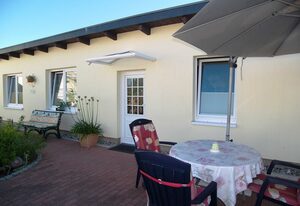 Fewo Achterwasser mit Terrasse *25 Gehminuten vom Strand* – gemütliche Fewo 50m² mit Terrasse und Grill