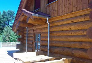 Naturstamm Ferienhaus – Sunrise