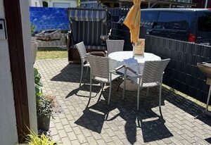 Ferienbungalow Fisch mit Terrasse & Parkplatz