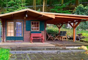 Kaiserbad Ahlbeck - Rustikales Holzhaus Strandbude