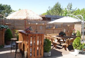 Bungalow Vincent, mit Terrasse, Grill & WLAN – Bungalow mit Garten, Terrasse und Grill