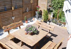 Bungalow Vincent, mit Terrasse, Grill & WLAN – Bungalow mit Garten, Terrasse und Grill