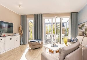 Ferienhaus Usedom-Idyll – Modernes Ferienhaus mit Strandkorb – nur 700 m bis zum Strand auf Usedom