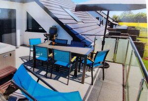Villa Aquila Luxus-Maisonette Ferienträume Dachterrasse