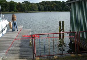kleine Ferienwohnung direkt am See – Ferienwohnung Zitteraal