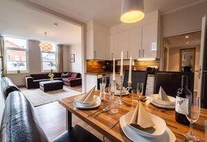 Altstadtvilla Wohnung Hochpaterre – Altstadt Borkum Insulanerhaus