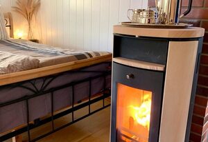 Haus am See mit Kamin in Mecklenburg