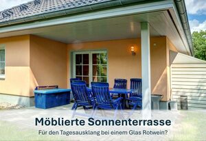 Paradies-Moeskenweg - eingezäunt, Terrasse, Spielwiese – Zinnowitz - Paradies Möskenweg