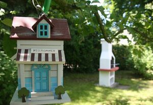 Reetdach Ferienhaus nahe Ostseebad Kühlungsborn – Reetdach Kastanienhaus (52m², 3-Raum, max 4 Pers.)