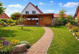 A4 Ferienhaus Sturmvogel mit Kamin Ostseebad Rerik/neu – 4-Raum-Ferienhaus (max. 6 Erw.+1 Baby) mit Kamin