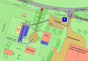 H3 Wohnen am Hofcafé mit Feierscheune Ostseebad Rerik – Nr.2/ 2-Raum-FeWo (links, 64m²) 2-5 Pers., OG
