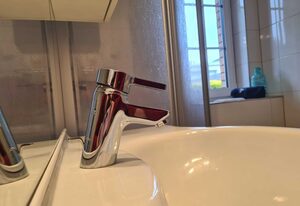Bungalow Leuchtturmblick Bastorf nahe Kühlungsborn – 3-Raum-Bungalow (48m², max. 3 Pers.) mit Terrasse