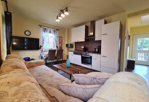 Bungalow Leuchtturmblick Bastorf nahe Kühlungsborn – 3-Raum-Bungalow (48m², max. 3 Pers.) mit Terrasse