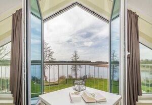 Luxus See - Domizil mit Sauna, Kamin, eigener Seezugang – Ferienhaus Rohrdommel