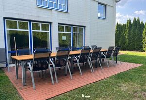 H9 Ferienhaus XL am Zeltplatz Rerik – L: 7-Raum-Ferienhaus mit Terrasse (200m²)