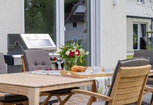 Reethaus Elisa mit Sauna, Kamin und Garten OFC 25