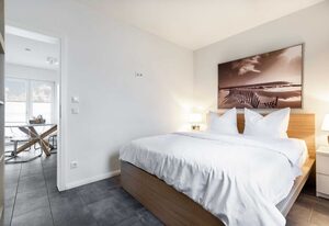 Das Blaue und Das Weiße StrandHaus OFC 16 – BlauWeiß StrandHäuser mit Kamin für 8 Gäste