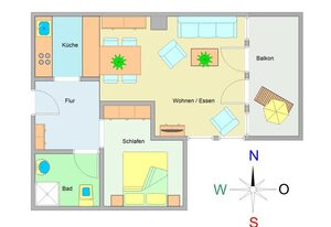 Residenz Seestern Whg S-24 . – See-24