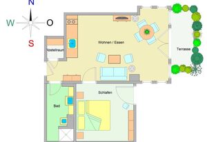 Fr.-Borgwardt-Straße 29 Whg. Kuehl06 . – Haus Kühlung Whg. 06