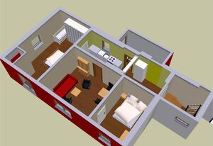 Heringsdorf, Familienwohnung mit Terrasse (Christa) – Heringsdorf, FeWo Christa