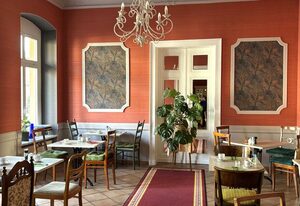 Die Villa Hentzel – Economy-Zimmer mit französischem Bett (1,40 x 2,00 m)