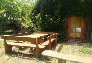 Ferienhaus Lehmhaus mit Naturbadeteich