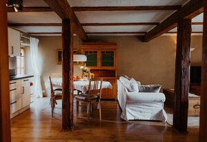 Urlaub im historischen Rittergut Positz aus dem 16. Jahrhundert - Außergewöhnliche Ferienwohnung für  4 - 6 Personen