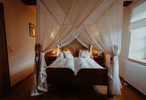 Urlaub im historischen Rittergut Positz aus dem 16. Jahrhundert - individuelle, lichtdurchflutete Romantikzimmer