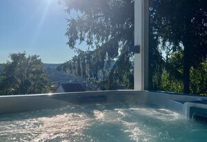 Wellnorama 2 - WellnessFerienhaus mit Pool, Sauna und eigenem Whirlpool mitten in Deutschland