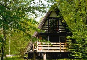 Feriendorf Sulzfeld – Ferienhaus Amsel mit Terrasse