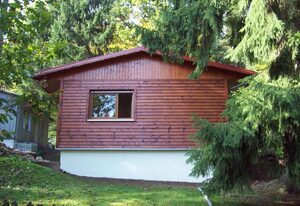 Ferienhaus mit Garten am Wald
