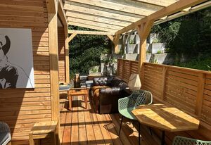 CHALET MOOS – Doppelzimmer mit Balkon