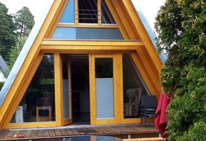 Nur-Dach-Ferienhaus für vier Personen