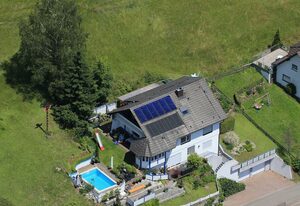 **** Panoramaferienwohnung Monika mit Pool – **** Sterne Ferienwohnung 75qm, 2 Schlafzimmer, Küche, Wohn/Esszimmer, Pool