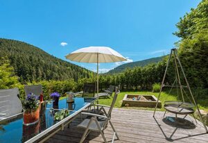 Schwarzwald-Ferienhaus Fronwald – Ferienhaus Fronwald mit Sauna, Whirlpool, Kamin, Garten und Spielplatz bis 14 Personen