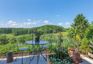 Apartments im Ferienhaus zum alten Spital Dornstetten – Apartment 1, 43 qm, 1 Wohn-/Schlafzimmer, Balkon, max. 4 Personen